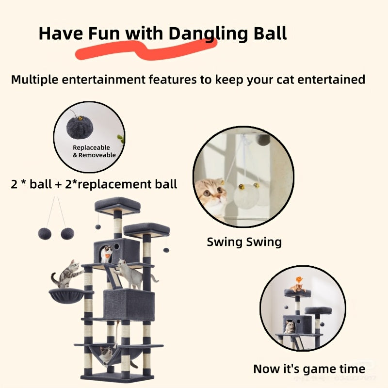 66" Luxury Cat Penthouse