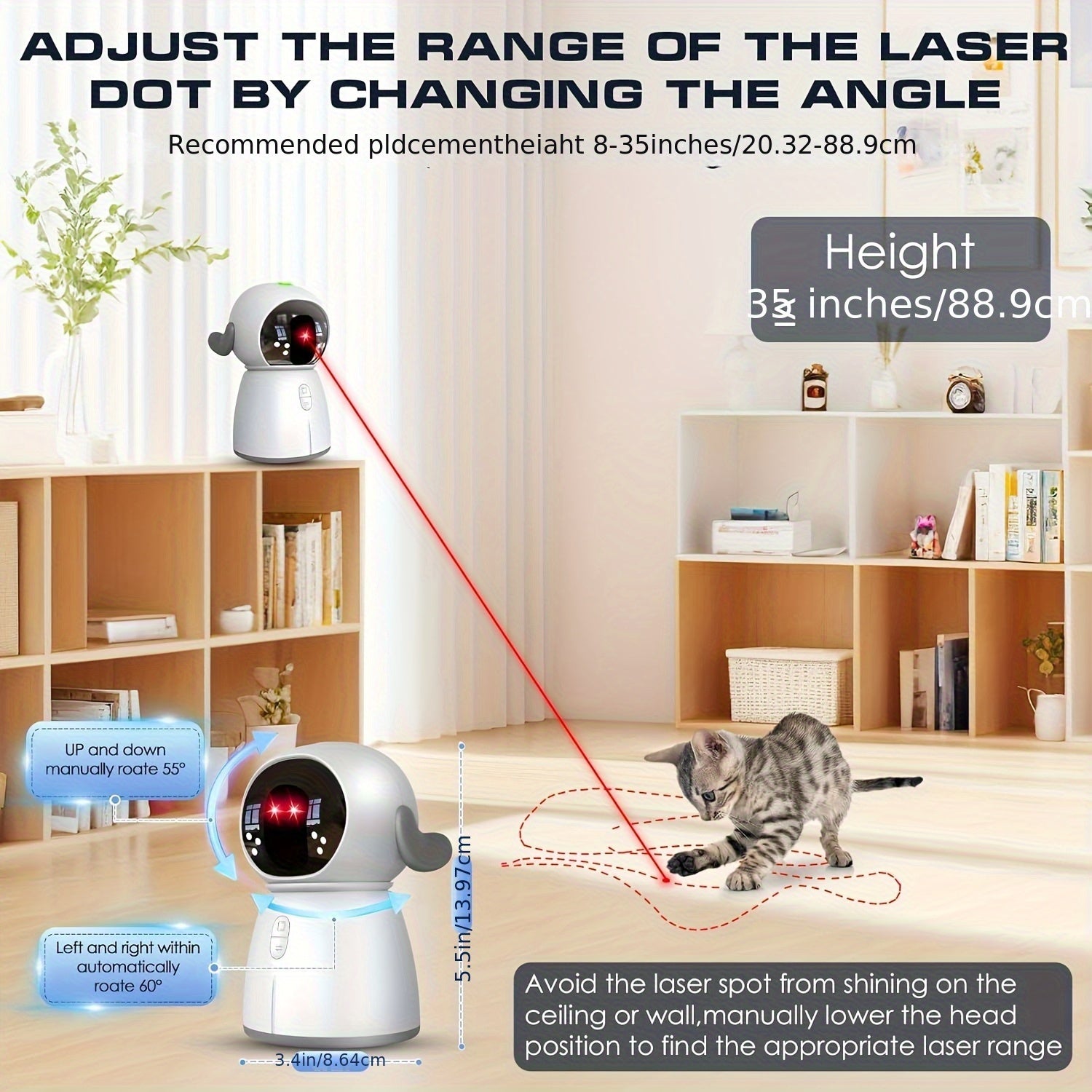 All-Day Play Cat Laser Toy
