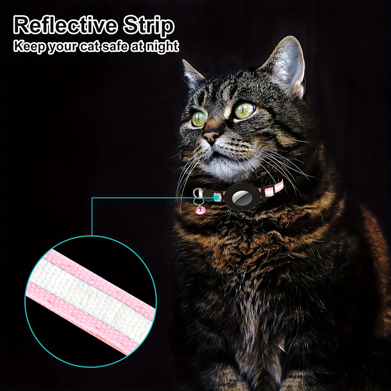 Reflective GPS Cat Collar
