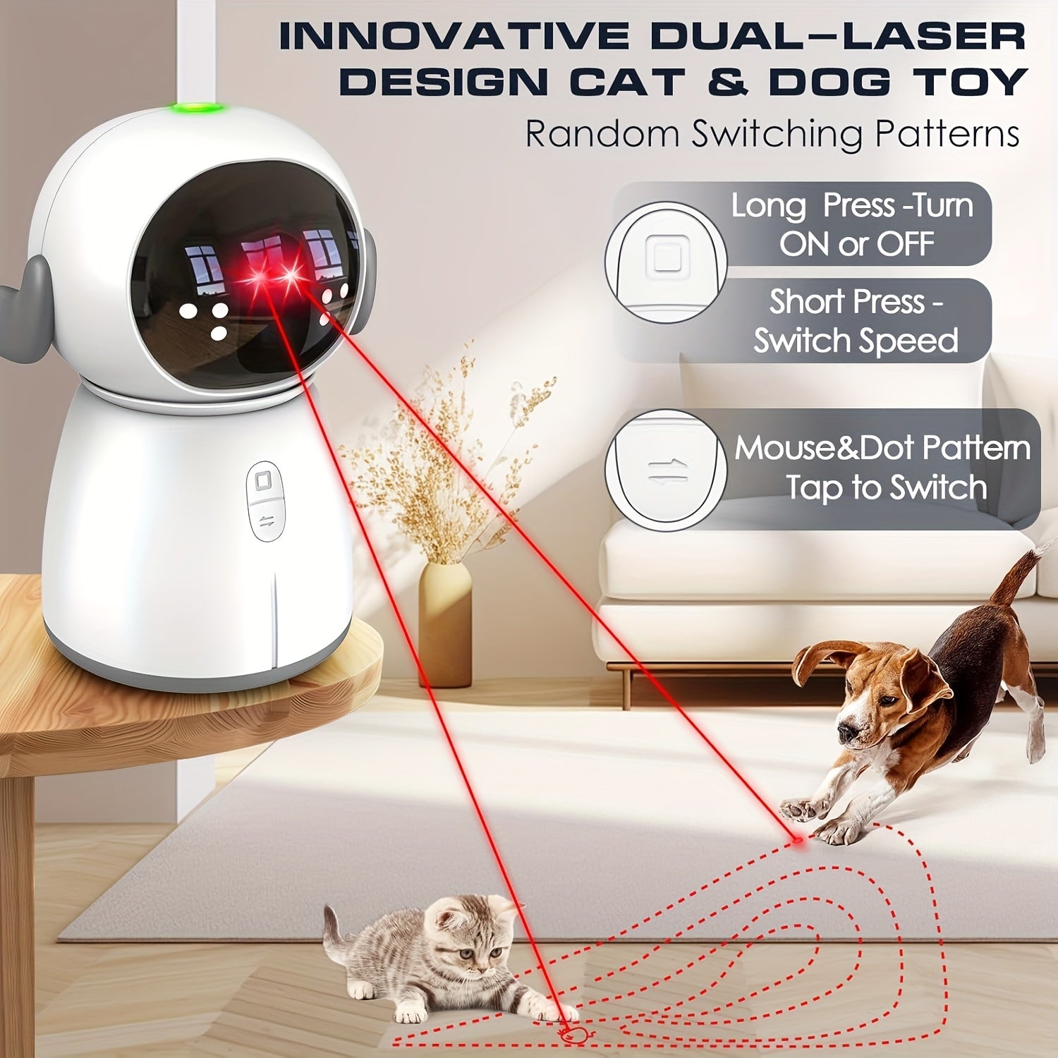 All-Day Play Cat Laser Toy